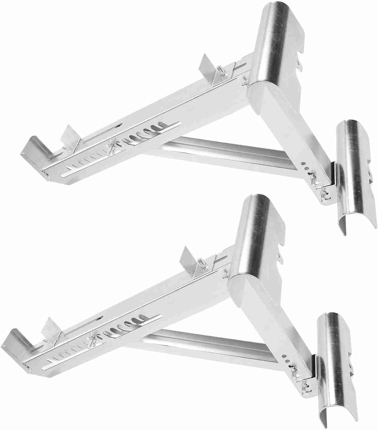 Goshyda Adjustable Alloy Steel Ladder Jacks Durable Support Stands for Wall Painting Window Repair, 2PCS Ladder Stand Kit for Home Use