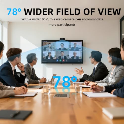 Image of 1080P HD Webcam, USB Plug & Play Computer Camera, Auto Low-Light Streaming Camera, Noise-Canceling Microphone Web cam - for Video on Laptop & Desktop