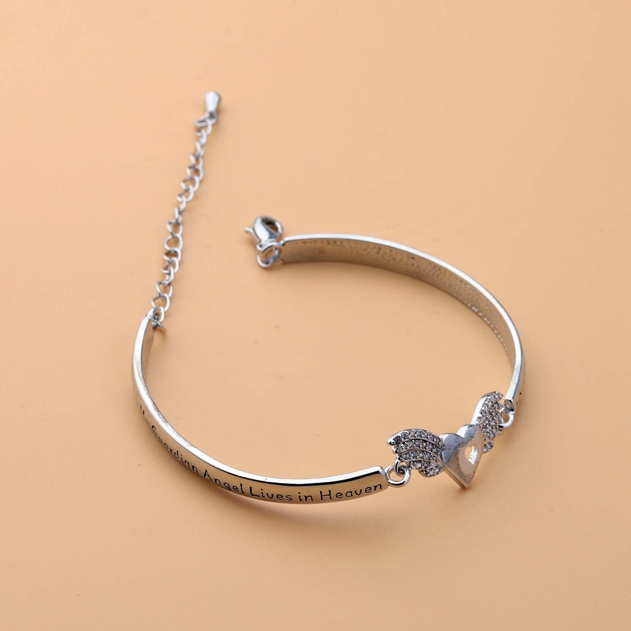 Loss of a Dad Memorial Jewelry My Guardian Angel Lives in Heaven I Call Him Daddy(daddy) - Image 2