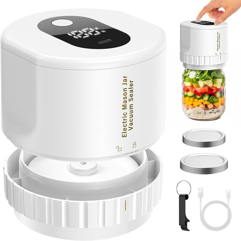Machine à sceller sous vide KLVN kit de stockage aliments en bocal