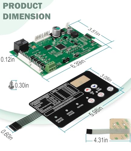 Kit carte de commande 42002-0007S compatible MasterTemp Sta-Rite LP NA - 8