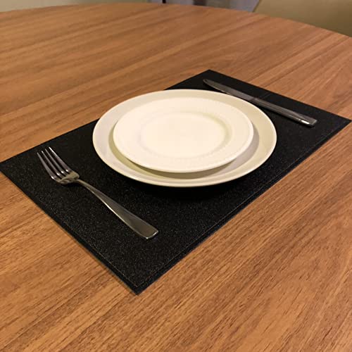 Kit Jogo Americano 6 Pçs (Preto)