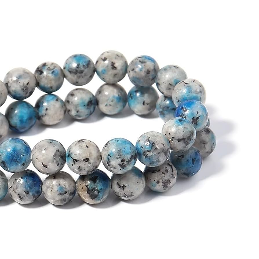 Amazon.co.jp: 天然保証 K2アズライト K2ブルー K2ストーン 1連