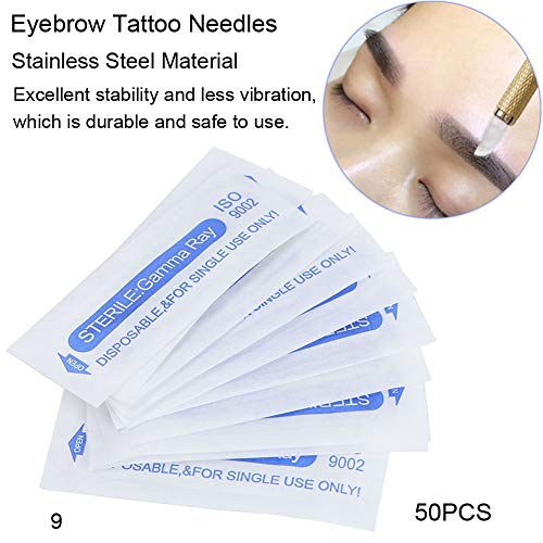 Aghi per tatuaggio con sopracciglio manuale