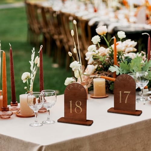 Taurono TBN-SO-120 Wooden Wedding Table Numbers 1-20 thumb #5