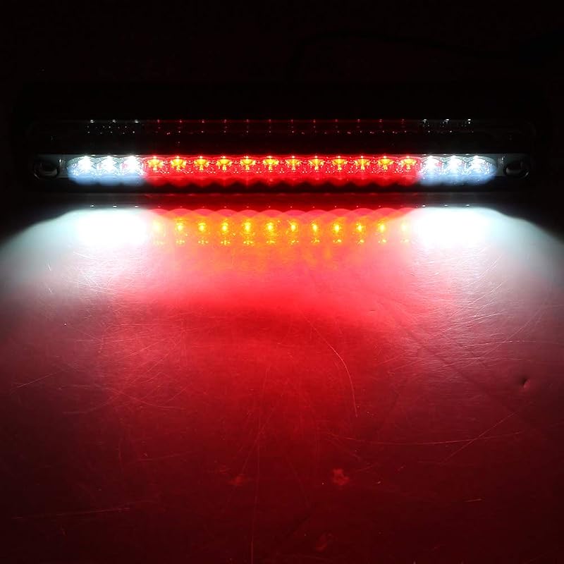 Luz de freio elevada LED traseira Mallofusa com luz de ré e carga para Chevrolet/GMC C/K 1500, 2500 e 3500 1994–2000 – 1 unidade