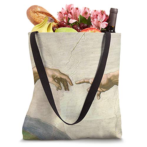 Bolsa Tote Michelangelo Creation of Adam miniatura 4