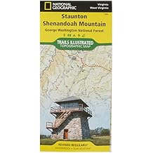 NATIONAL GEOGRAPHIC Stanton & Shenandoah Mountains Map #791