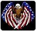 Patriotic Eagle Custom Mouse Pad from Redeye Laserworks