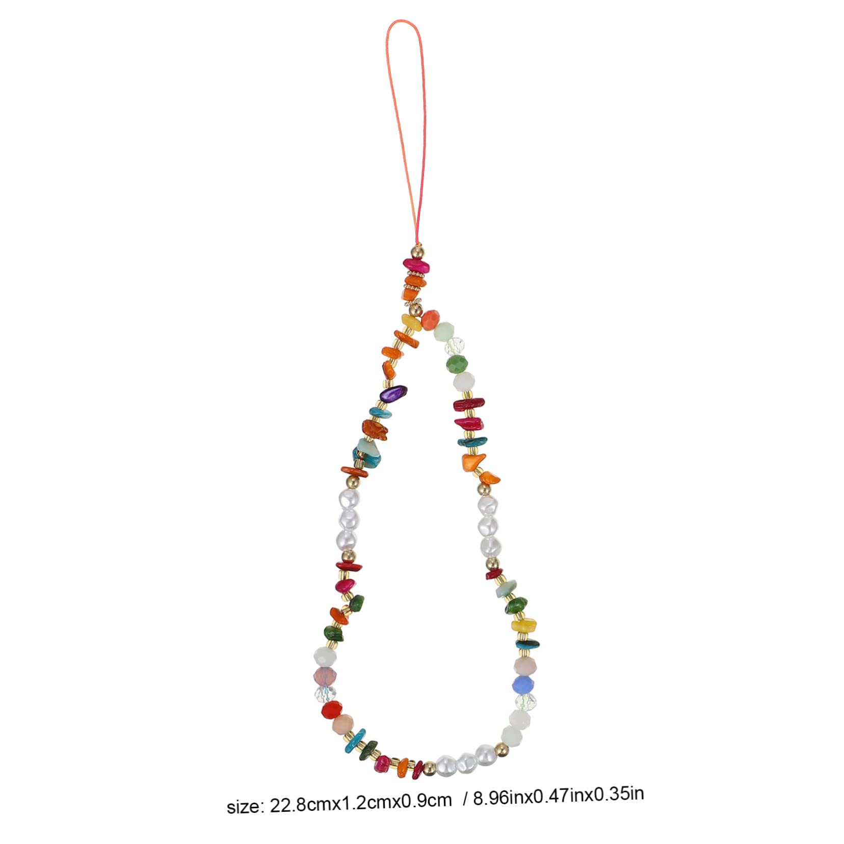 SHINEOFI Cadenas De Teléfono Con Cuentas De Piedras Y Perlas Artificiales De Correas Decorativas Para Móviles Lanyards Pérdida Accesorios De Para Teléfonos