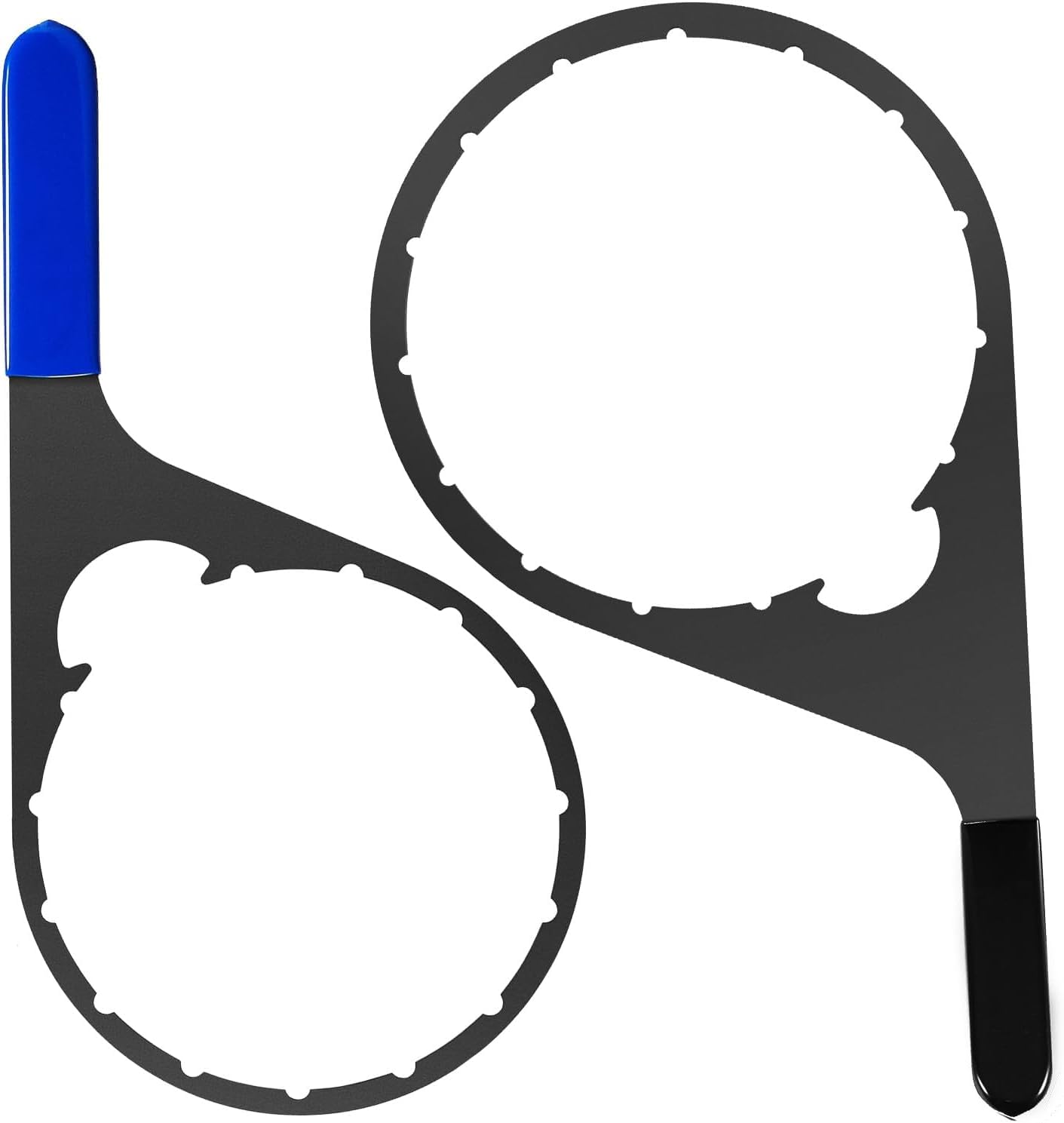 sixcow Clé à filtre à carburant de 15,2 cm et 20,3 cm pour filtre à carburant 380134 382 & 482 483 782 compatible avec moteurs diesel Detroit, Navistar moteurs diesel DD13, DD15 et DD16