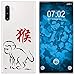 Produktbild PhoneNatic Case kompatibel mit Samsung Galaxy Note 10 Silikon-Hülle Tierkreis Chinesisch M9