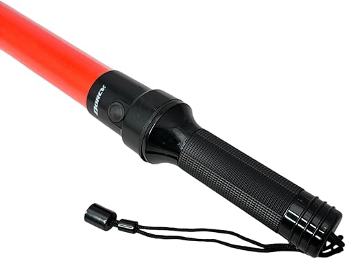 Miniatura 10 de Dorcy Varita de señal LED multifunción de 20 lúmenes de 12 pulgadas con correa de muñeca, naranja (41-1063)