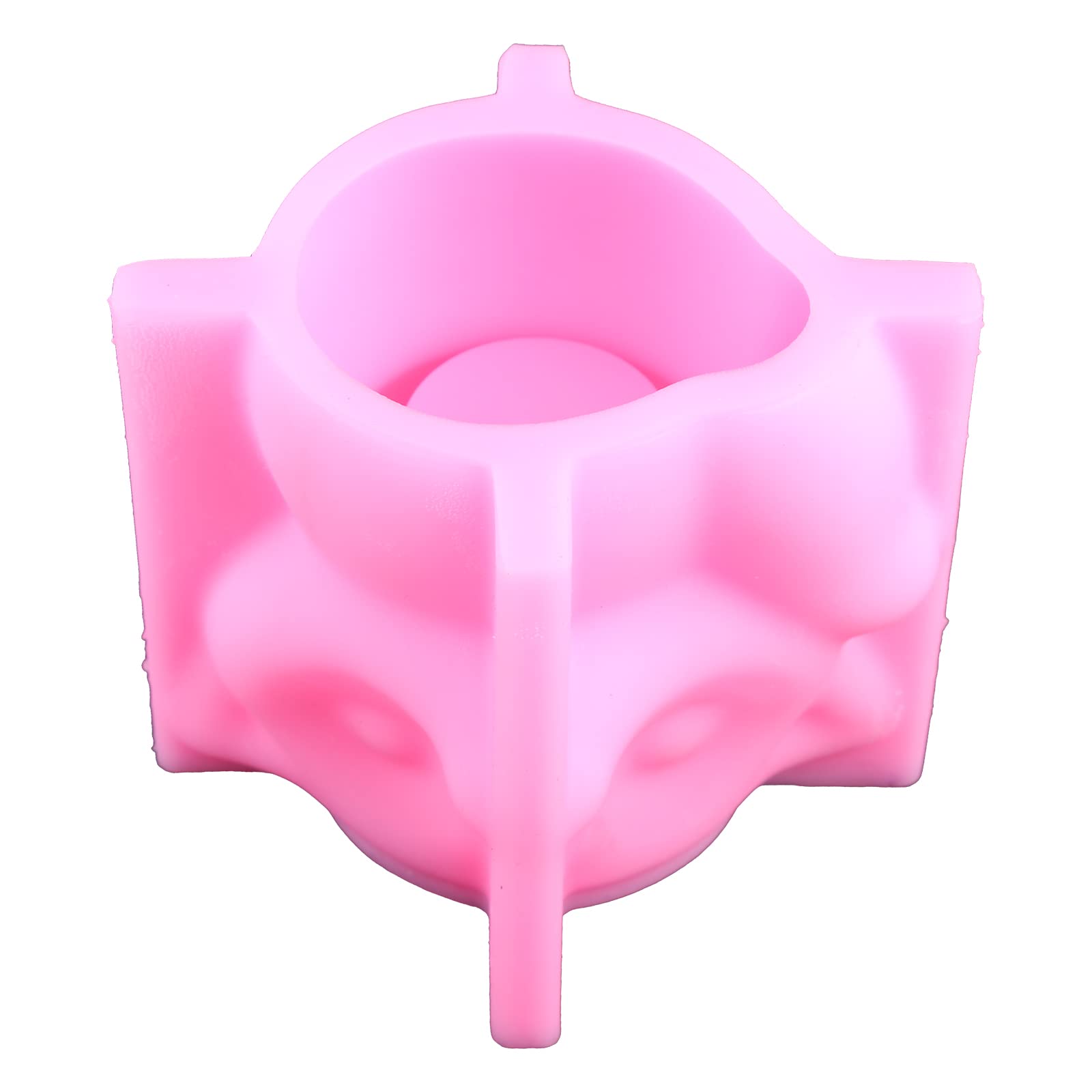 ordinarYone 3D Animal Flowerpot Epoxy Mold Vase Concrete Plaster Resin Silicone Mould