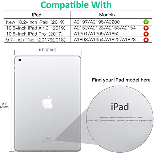 AICase Case for ipad 9th Generation/iPad 8th Generation/iPad 7th Generation,Kickstand Heavy Duty Shockproof Rugged Protective Case with Stylus for iPad 10.2 inch 2021/2020/2019 by AICase - Image 2