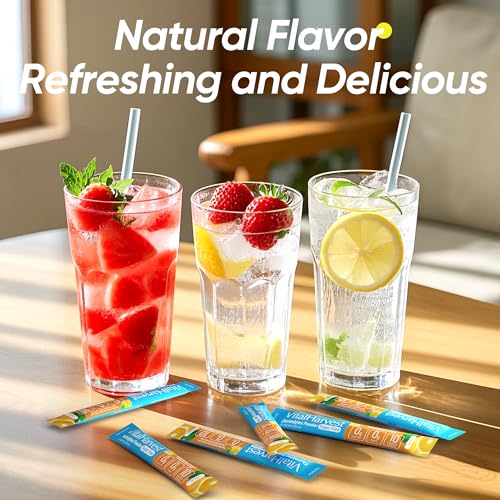 Image of 36 Sticks Electrolytes Powder Packets Sugar Free Hydration Packets Electrolyte Liquid Daily IV Drink Mix with Orange, Low Sodium, 0 Calorie