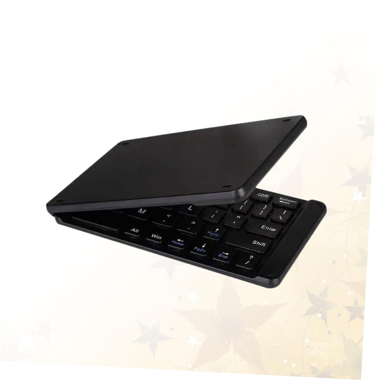 HOMSFOU Tastiera Wireless per Tablet Mini Tastiera Pieghevole a Connessione Radio per Computer Abs Tasti