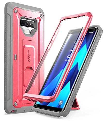 SUPCASE Unicorn Beetle PRO Series Phone Case for Samsung Galaxy Note 9, Full-Body Rugged Holster Case with Built-in Screen Protector for Samsung Galaxy Note 9 2018 (Pink)