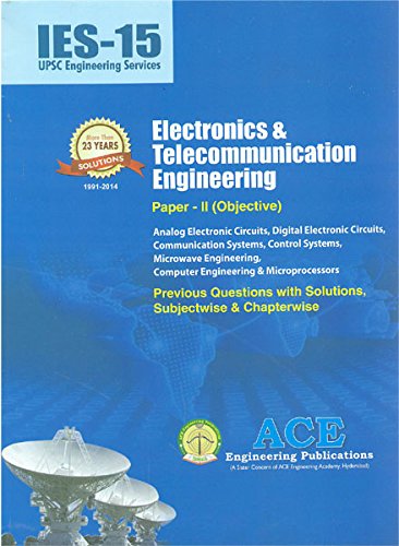 Buy IES-15 Electronics & Telecommunication Engineering Paper-II ...
