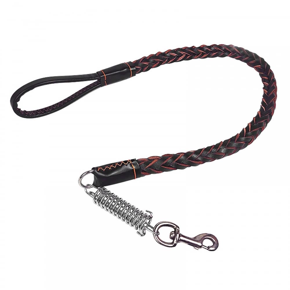 Guinzaglio Per Cani In Pelle Intrecciata - Resistente Per Addestramento E Passeggiate - Varie Lunghezze