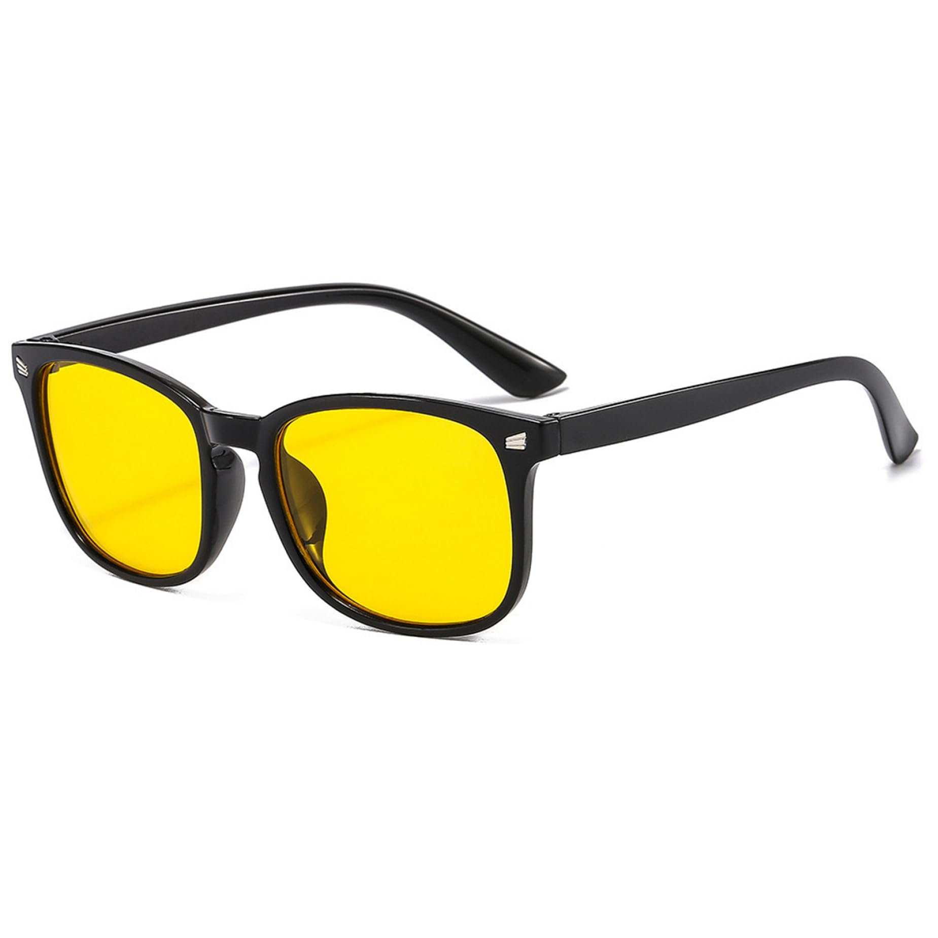 Ferricult Blue Light Blocking Glasses for Women Men Retro Square Frame Computer Glasses with Anti Blue Light Orange