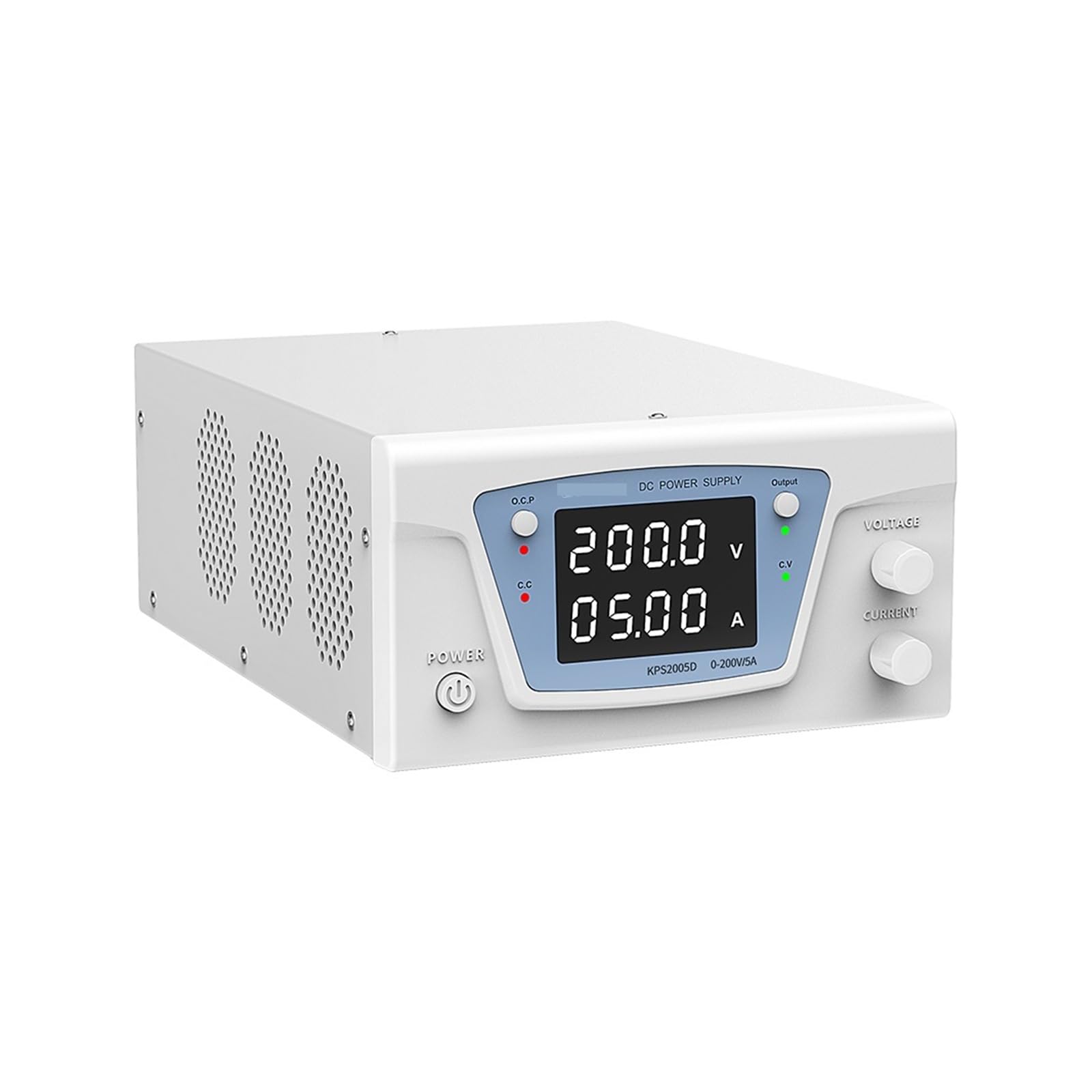 Alimentatori CC programmabili Alimentatore da Tavolo CC 0-200V 0-5A 1000W KPS2005D Alimentatore da Laboratorio CC(110V)