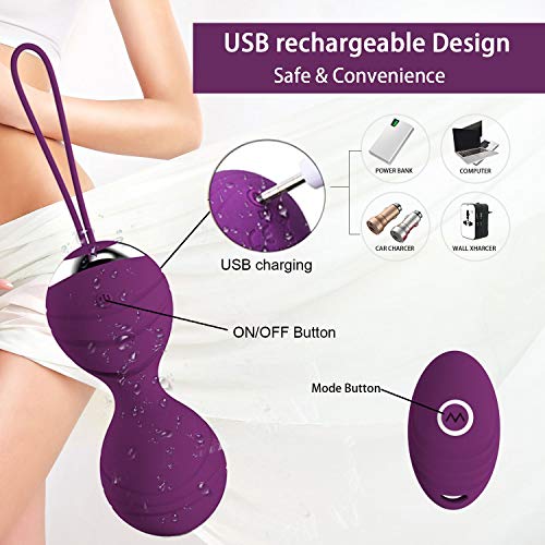 image for Abandship Kegel Exercise Weights for Women - Ben Wa Kegel Balls for Be