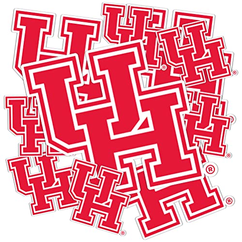Desert Cactus University of Houston Sticker Cougars UH Vinyl Decals Laptop Water Bottle Car Scrapbook Sheet T3 (Type 3-1)