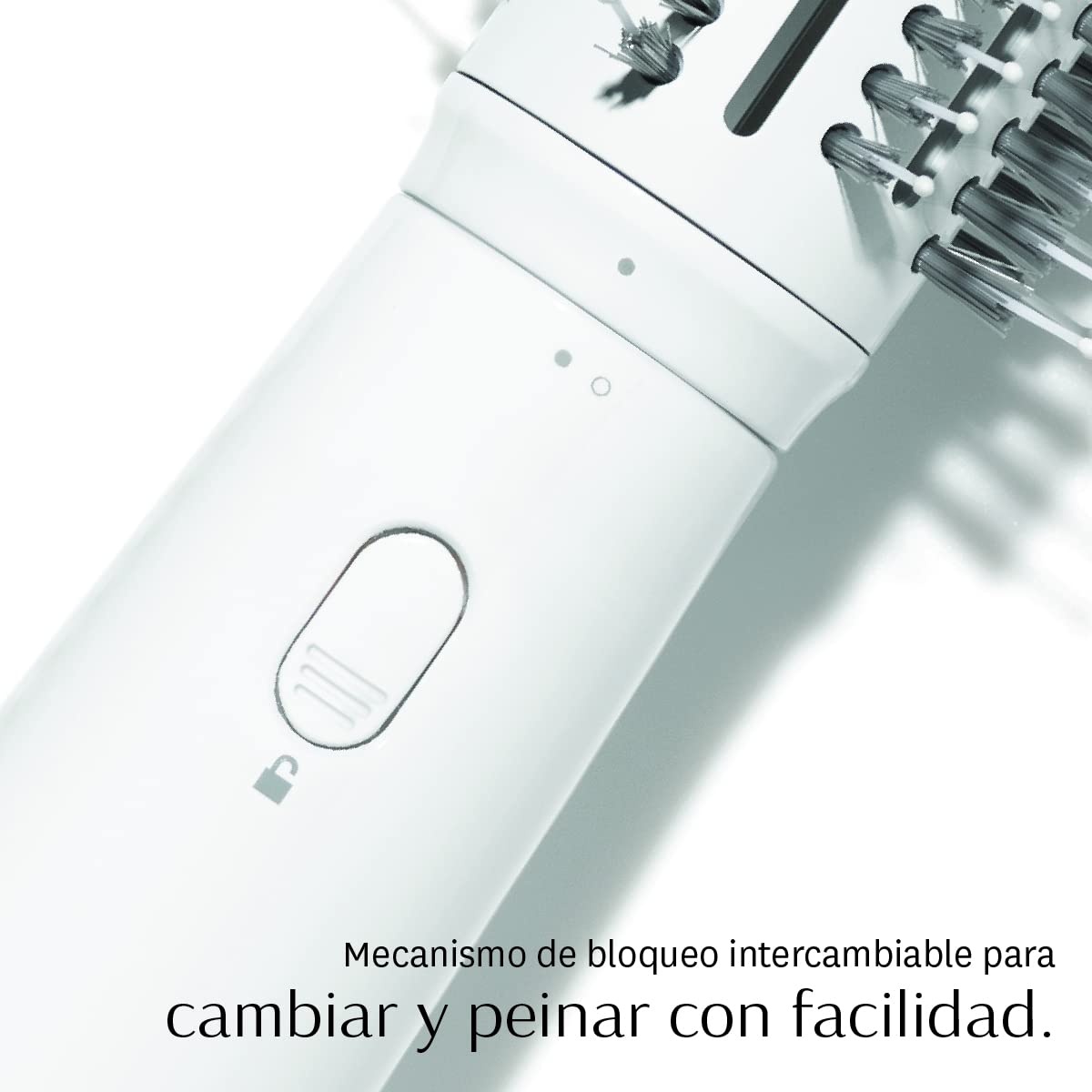 T3 AireBrush Duo con dos accesorios Cepillo de aire caliente con accesorios intercambiables, incluye 15 combinaciones de velocidad y calor, con interruptor para aumentar el volume