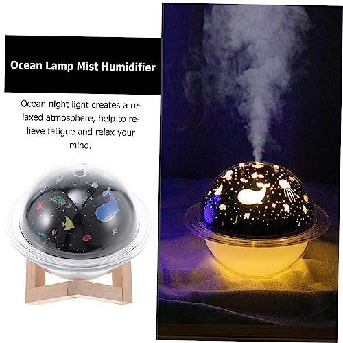 minkissy 4 Conjuntos De Lâmpada Planeta Umidificador Difusor De Fragrância Projetor Oceano Umidifica