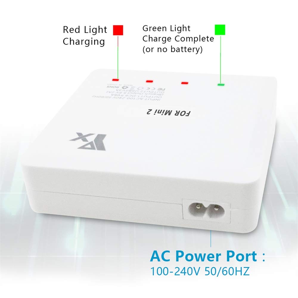 Taoke Mavic Mini SE Intelligent Charger, 6 in 1 Multi Battery Charger for Mavic Mini 2 /Mavic Mini SE Battery and Remote Controller