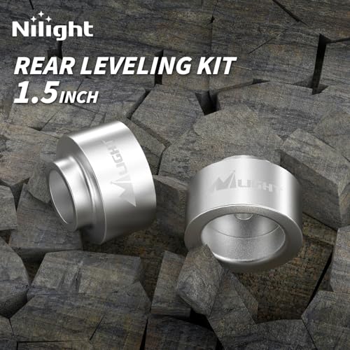 Image of Nilight 1.5 inch Rear Leveling Lift Kit for Ram 1500 2009-2024, Tahoe Suburban Yukon 1500 2000-2020 & Avalanche 1500 2002-2013 2WD /4WD, Suspension Spacer Lift, Raise Rear End