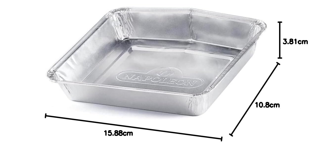 Napoleon 62006 Lot de 5 bacs à Graisse jetables en Aluminium