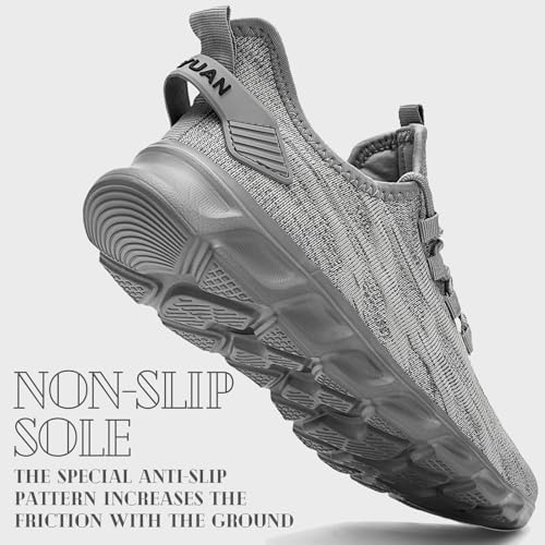 Image of ZGPWZWL Mens Running Shoes Sneakers for Men Tennis Gym Athletic Lightweight Walking Comfortable Workout Sports Shoes