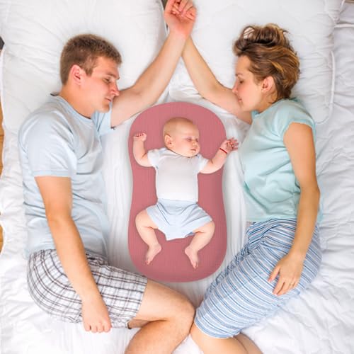 Image of Baby Lounger Cover 2 Pack, Muslin Baby Lounger Organic Cotton Cover, Newborn Lounger Cover Soft & Breathable Removable Infant Lounger Slipcover for Boys Girls, Covers Only
