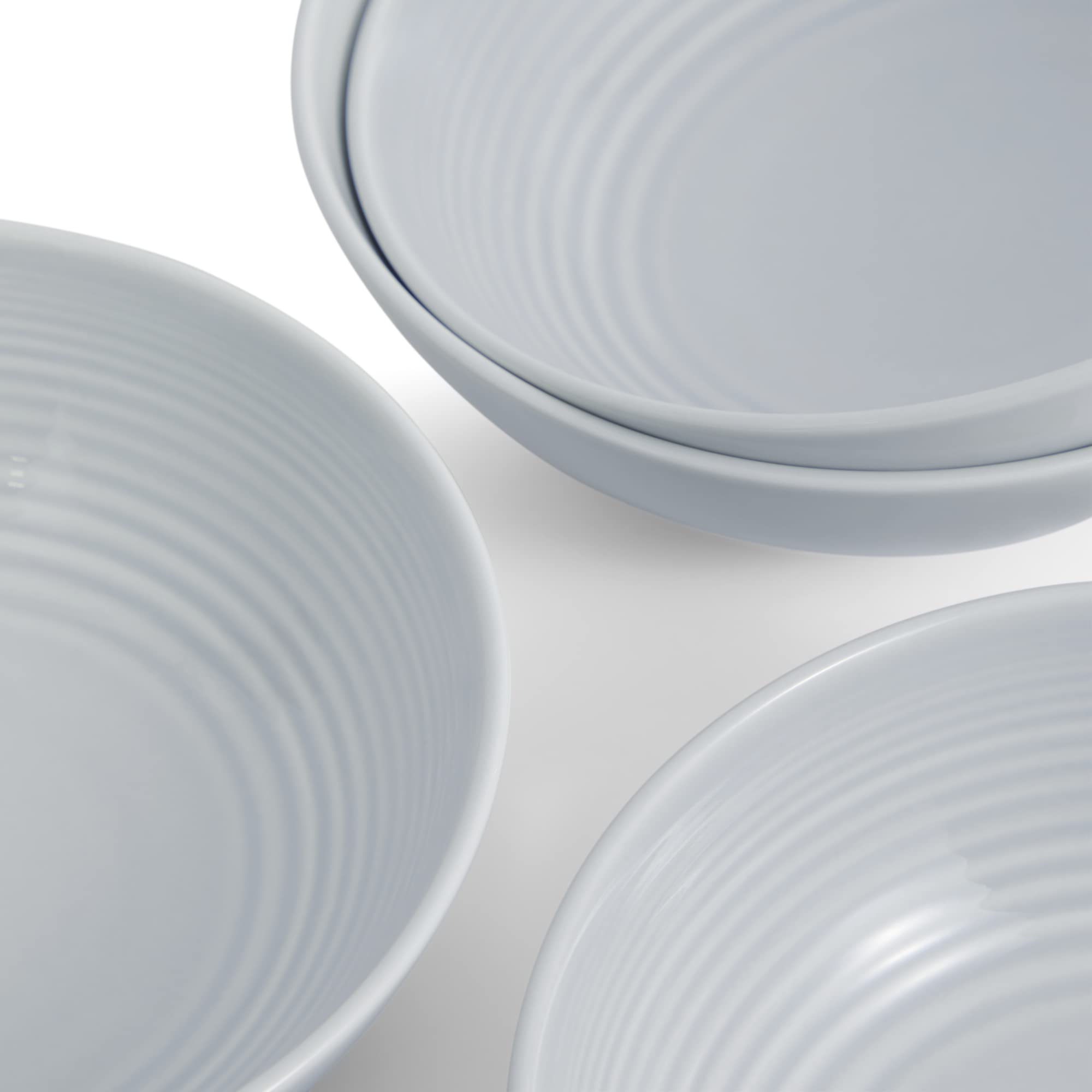 Royal Doulton Exklusiv für Gordon Ramsay Maze Müslischalen, hellgrau, 4 Stück, 17,8 cm