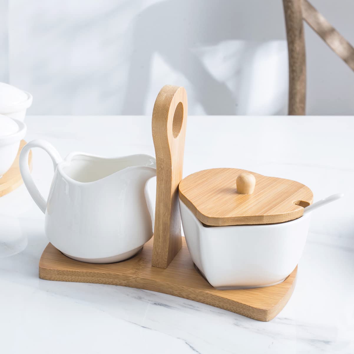 Kichvoe Coffee Creamer Coffee Creamer Coffee Cup Set Creamer Pitcher with ceramic creamer sauce jug gravy pitcher Sugar Bowl Coffee Coffee Cups Ceramic Coffee Syrup Coffee Syrup