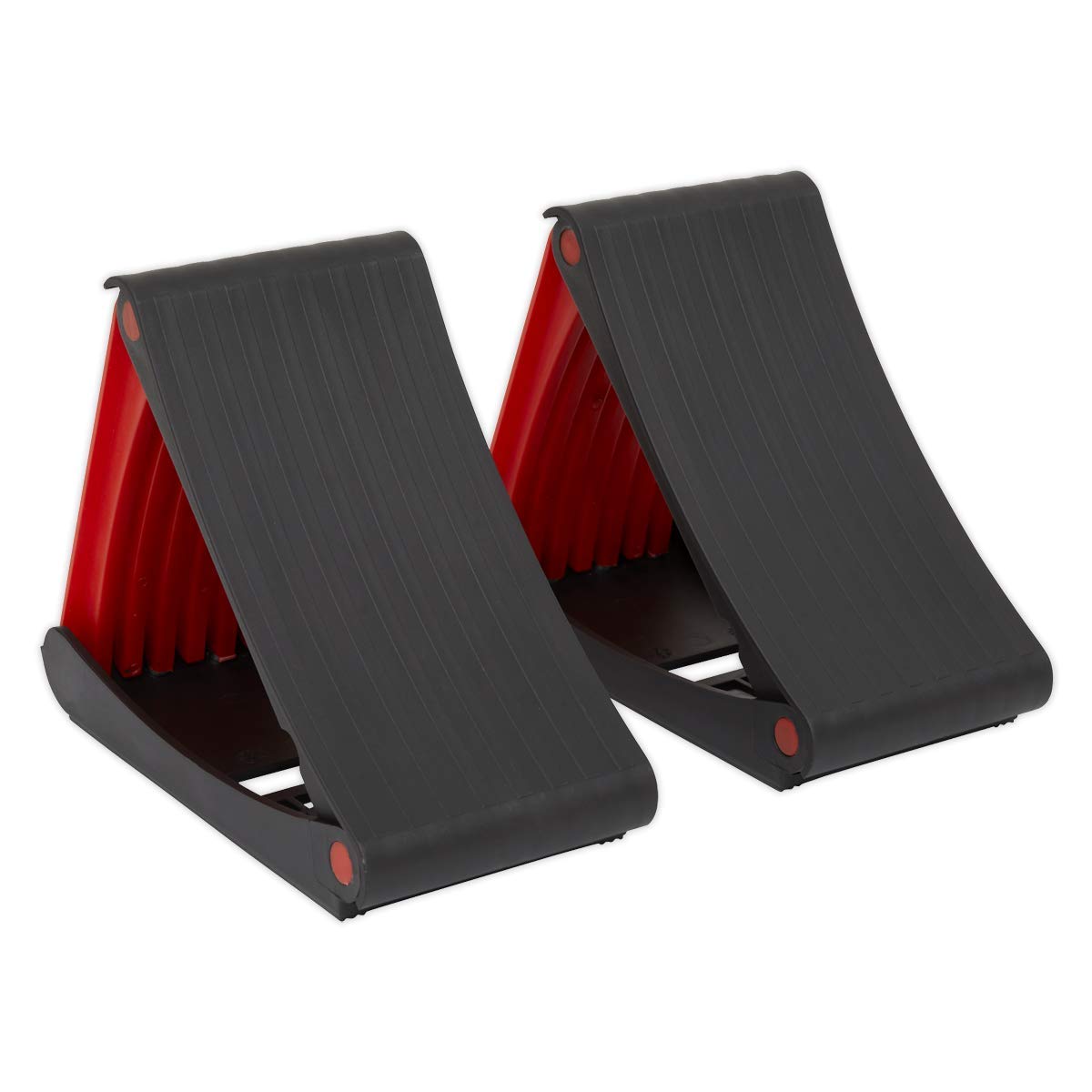 Sealey Folding Wheel ChocksPair Wcf01 from B&Q