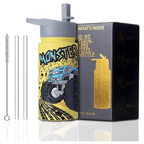 Boelia 425 ml Auto-Wasserflasche für Kinder Cover
