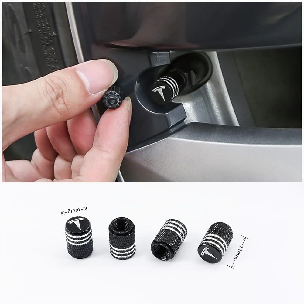 Kit d'enjoliveurs Aero pour Tesla Model 3, Y, S, X, logo argenté