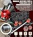 36475 12-R Manual Exposed Ratchet Pipe Threader Set with 6 NPT Die Heads, 1/2