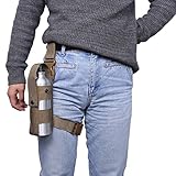 MiOYOOW Thigh Pepper Spray Bag, Mk9 Spray Holster Adjustable Water Sleeve Bag Bottle Holder Open Top...