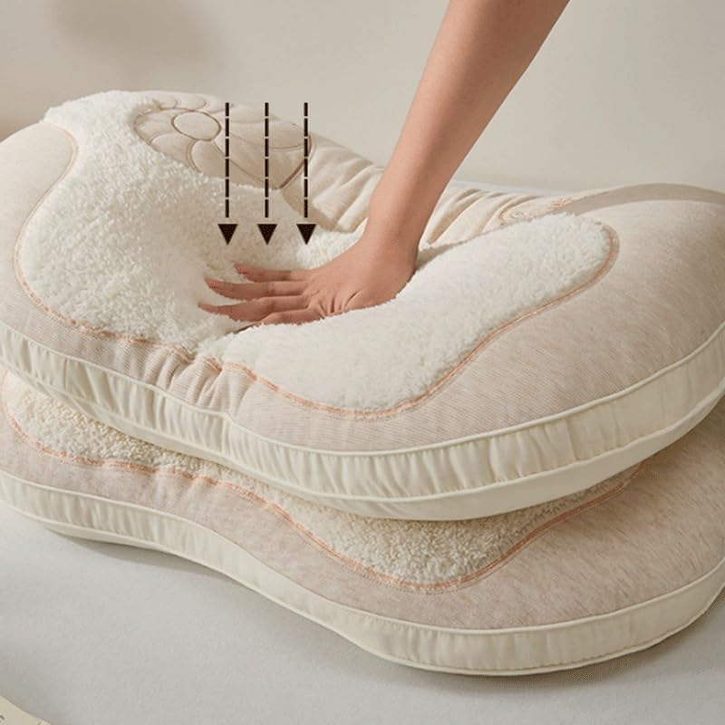 Soft Cashmere Pillow Single Household Specifically Designed for Adult Neck Protection Sleep Aid
