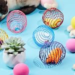 Jecery 5 Pcs Cat Spring Balls Toys Stretchable Rolling Balls Colorful Playful Coils Interactive Action Toy Caged Rats for Kitten Pet Supplies (Mouse,Multicolor) - Image 4