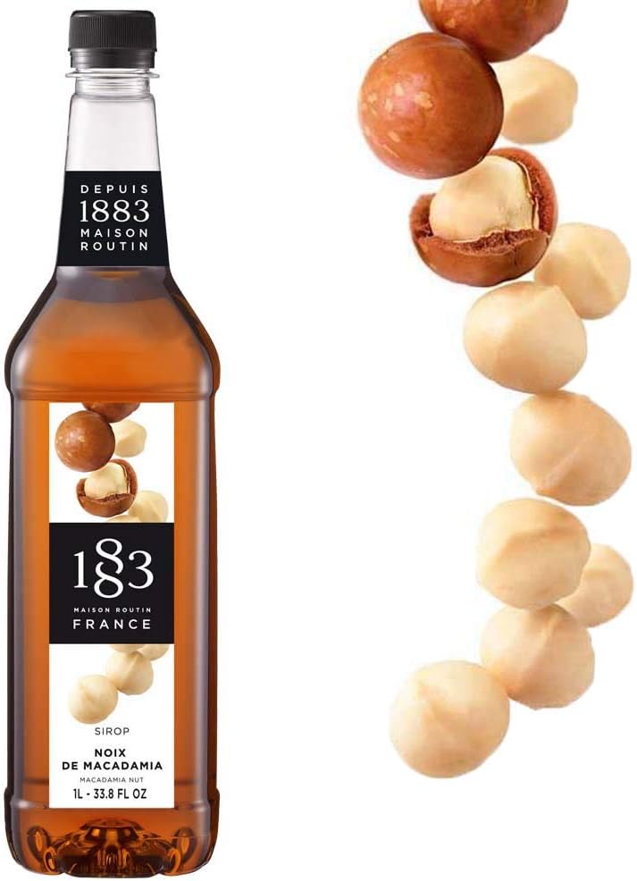 1883 Macadamia Syrup 1L Pet