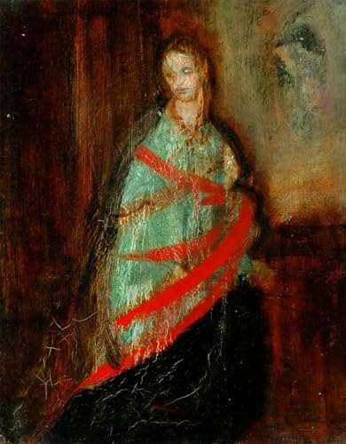 Pintura mural decorativa para renovar las paredes vacías del dormitorio con arte vintage