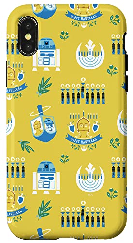 Coque iPhone X XS Star Wars Hanoucca parfaite pour les repas de fête en famille