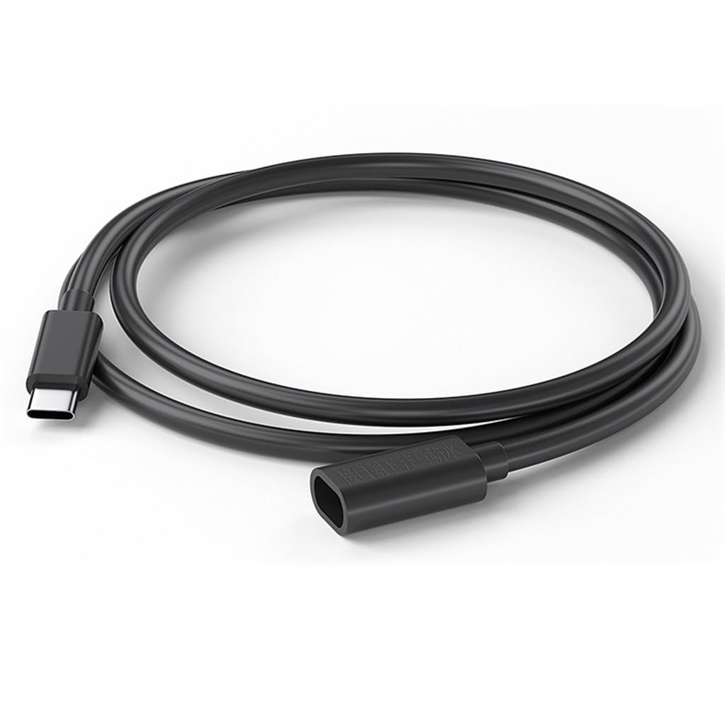 Elnwnnkc Universally Type C Power Extension Cable for Monitor Solar Cameras Various Digital Devices USBC to Type C Power