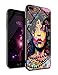 KITATA iPhone 7 Plus iPhone 8 Plus Case African American Afro Girls Women Black Hair Colorful Watercolor Artistic Alphabet Print Design Art Slim Fit in Tough Smooth TPU Protective