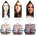 Round Collar Silicone Breastplate, Back Hollow Fake Boobs Breasts Forms B-G Cup for Crossdressers Transgender Drag Queen